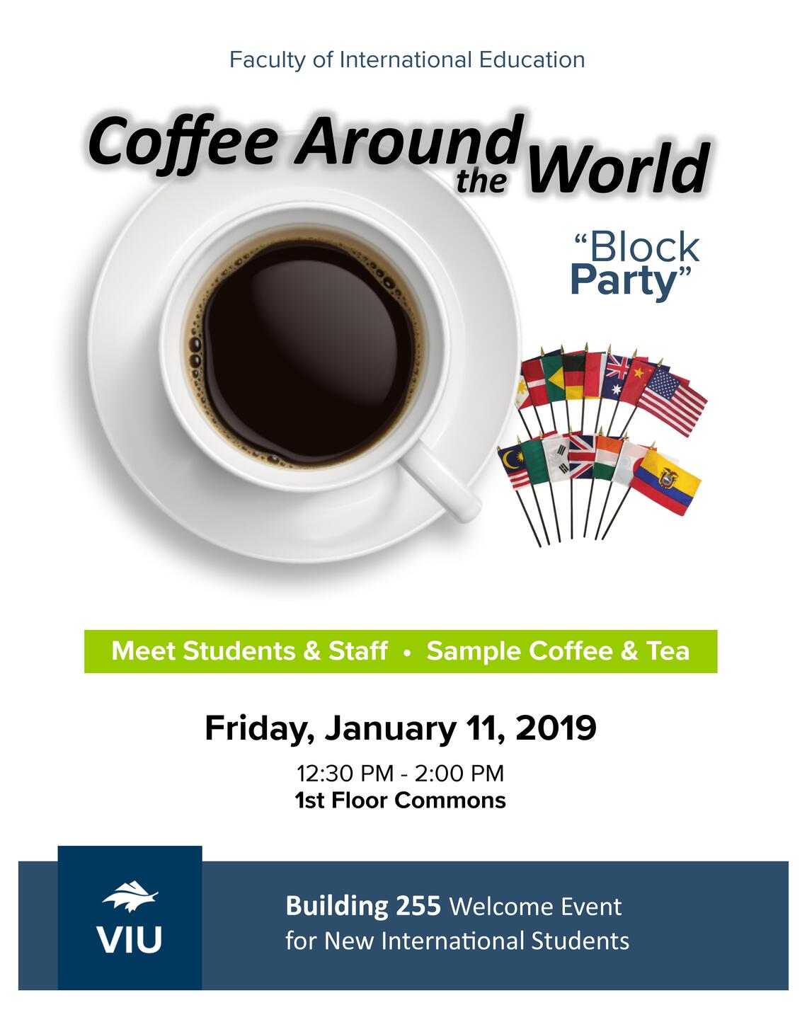 VIU Coffee Around the World 2019